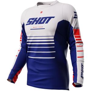 Motocross φανέλα Shot Devo Peak μπλε προσφορά