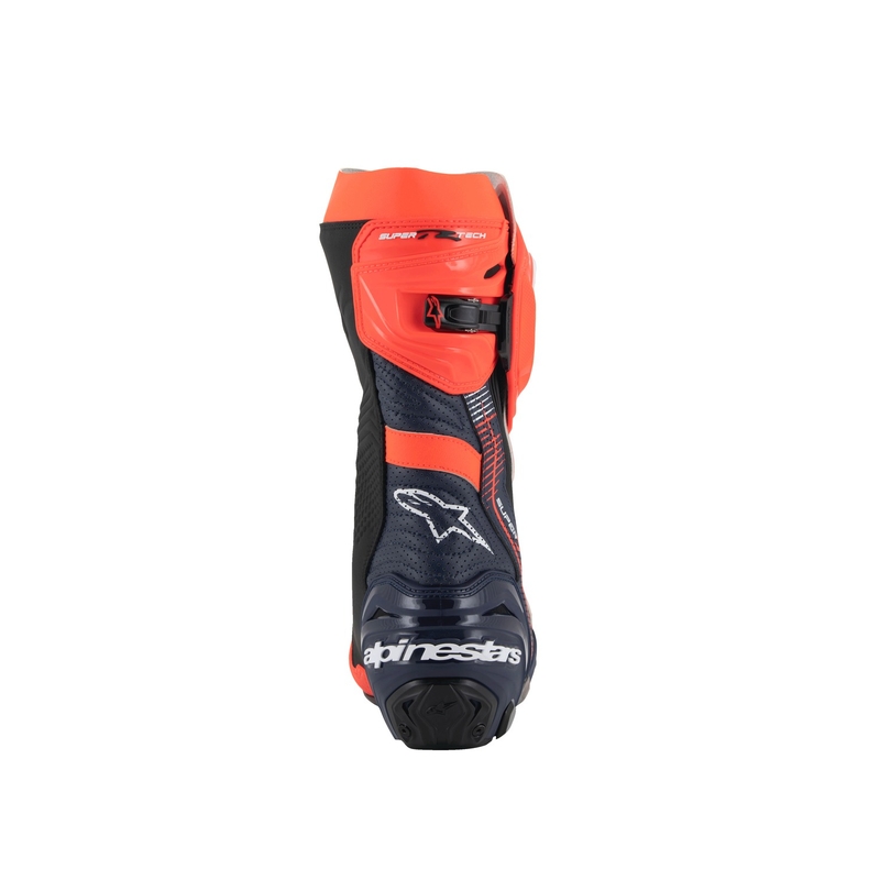 Alpinestars Supertech R Vented limited edition MM93 Marc Marquez fluo red-blue-black μπότες μοτοσικλέτας