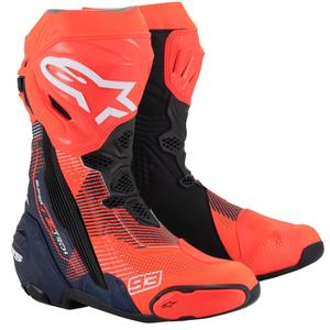 Alpinestars Supertech R Vented limited edition MM93 Marc Marquez fluo red-blue-black μπότες μοτοσικλέτας