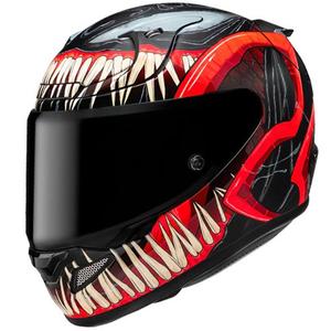 Ακέραιο κράνος μοτοσικλέτας HJC RPHA 12 Venom 3 Marvel μαύρο-κόκκινο