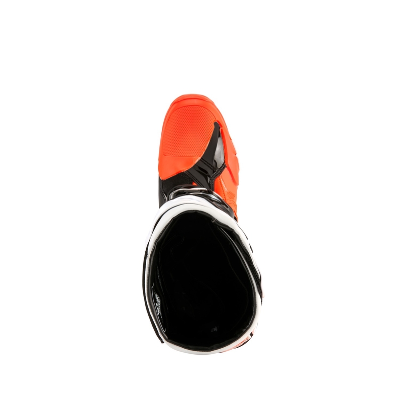 Alpinestars Tech 10 Enduro fluo πορτοκαλί-μαύρο-λευκό μπότες μοτοσικλέτας