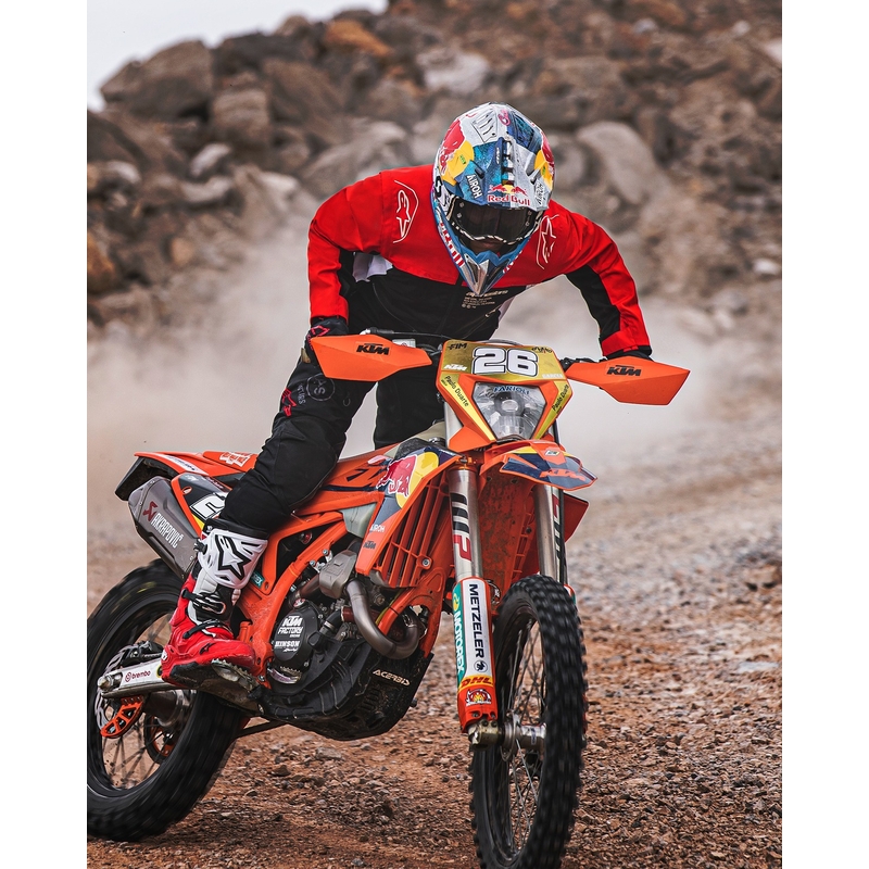 Alpinestars PRO-Dura μαύρο-κόκκινο-λευκό μπουφάν