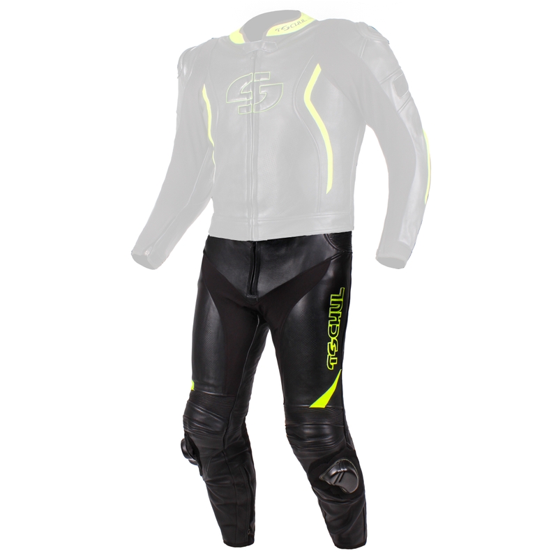 Pánské kalhoty Tschul 535 černo-fluo žluté výprodej