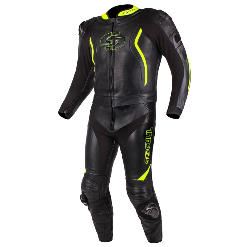 Pánské kalhoty Tschul 535 černo-fluo žluté výprodej