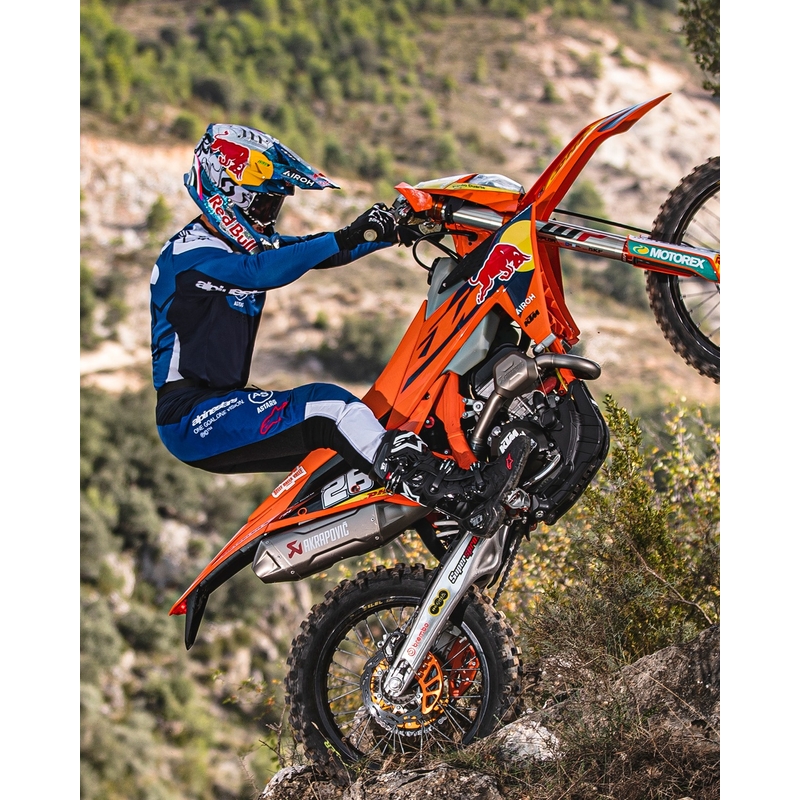 Alpinestars PRO-Dura φανέλα motocross μπλε και λευκό