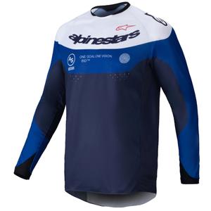 Alpinestars PRO-Dura φανέλα motocross μπλε και λευκό