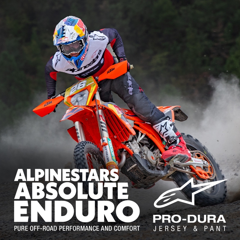 Alpinestars PRO-Dura Παντελόνι Motocross Μαύρο και Λευκό