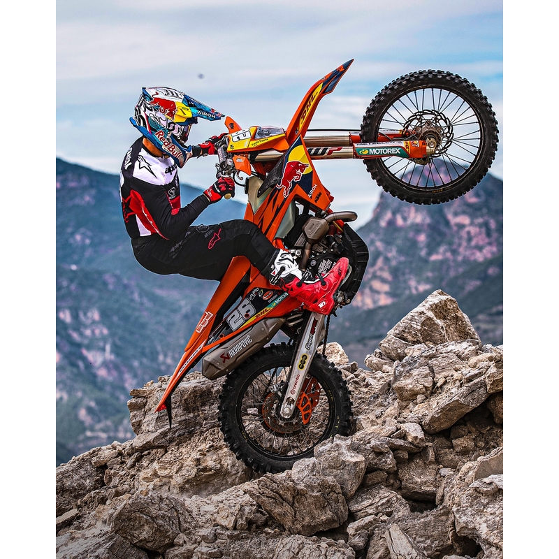 Alpinestars PRO-Dura Παντελόνι Motocross Μαύρο και Λευκό