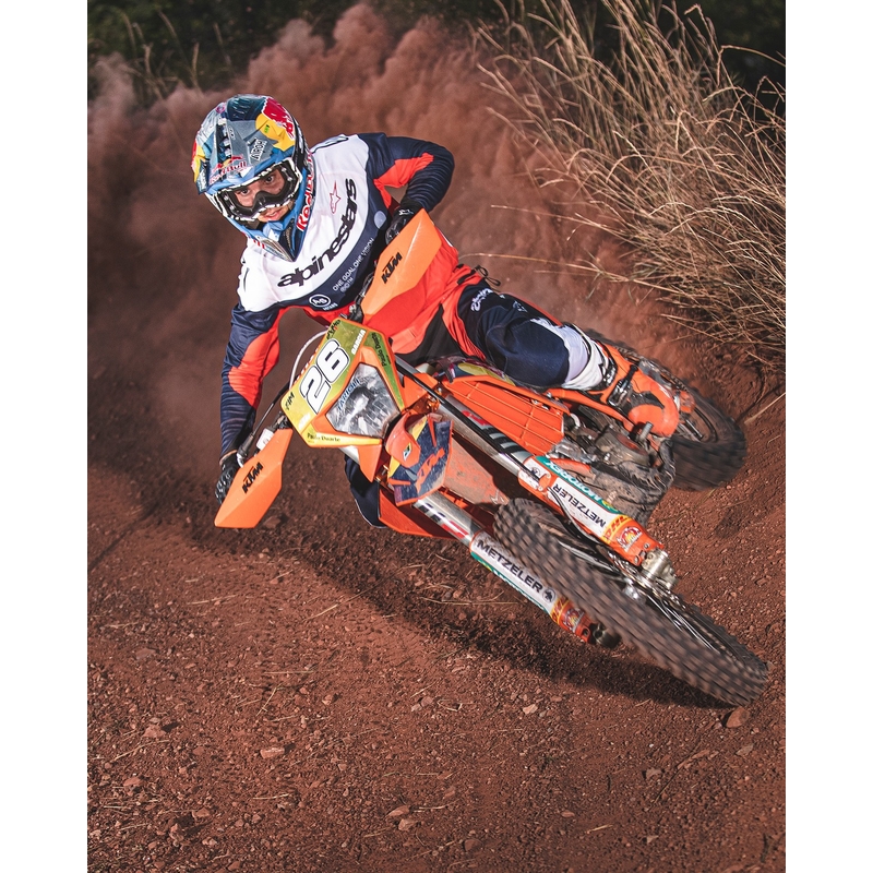 Alpinestars PRO-Dura Motocross παντελόνι μπλε-πορτοκαλί-λευκό