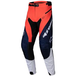 Alpinestars PRO-Dura Motocross παντελόνι μπλε-πορτοκαλί-λευκό