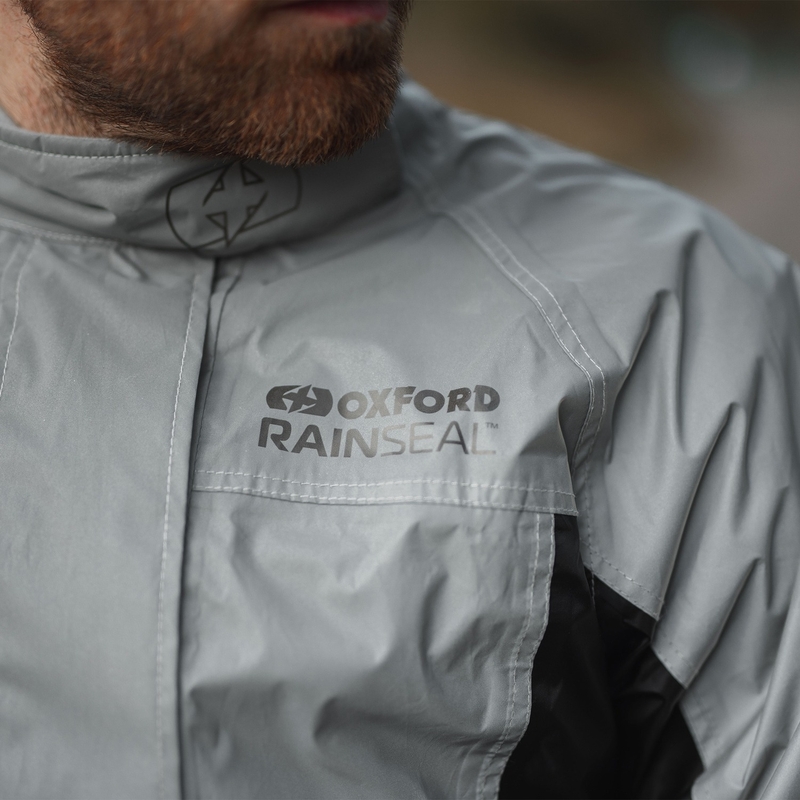 Oxford Rain Seal αντανακλαστικό γκρι αδιάβροχο μπουφάν