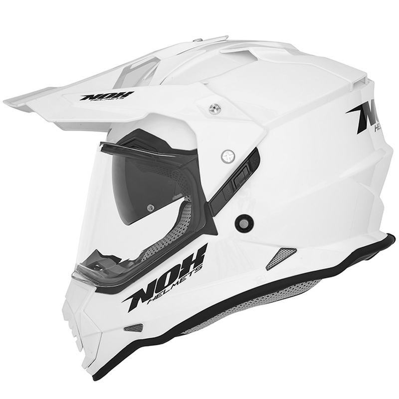 Enduro κράνος NOX N312 λευκό μαργαριτάρι