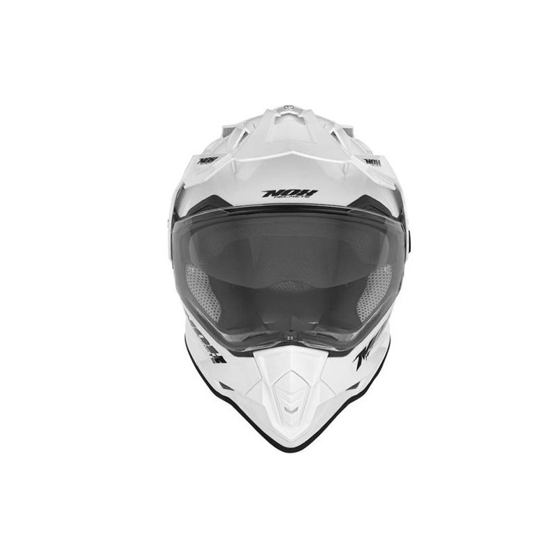 Enduro κράνος NOX N312 λευκό μαργαριτάρι