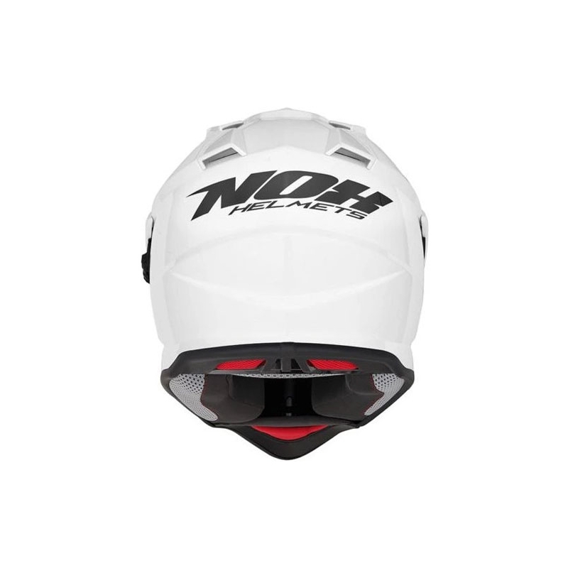Enduro κράνος NOX N312 λευκό μαργαριτάρι