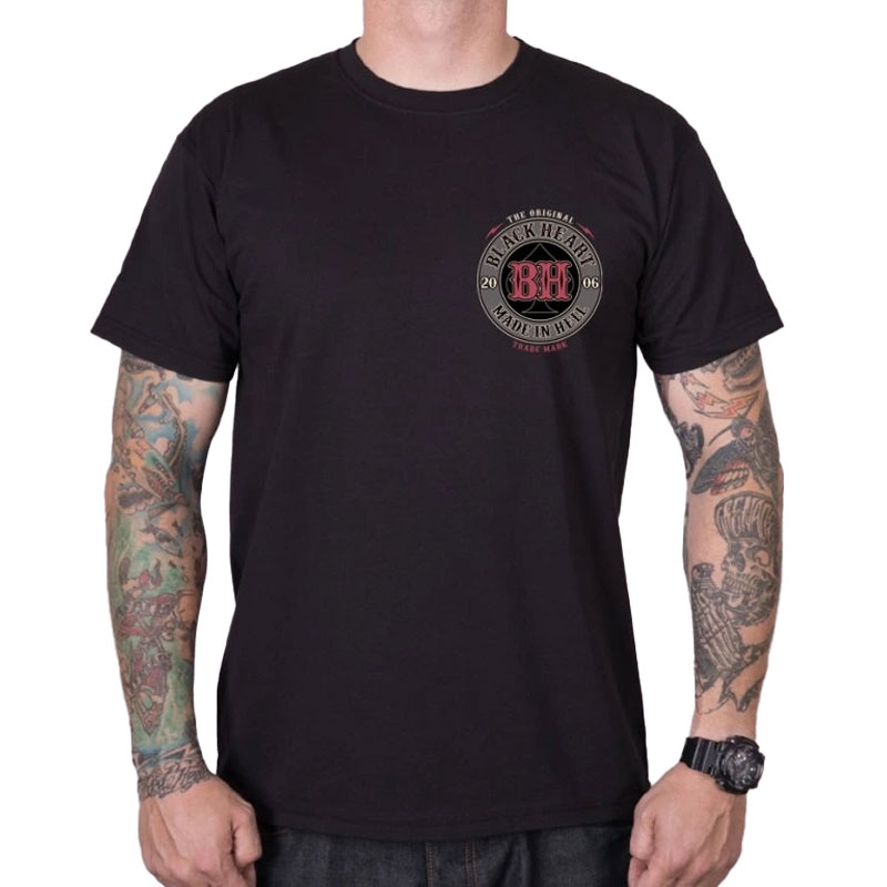 T-shirt Black Heart Ember μαύρο