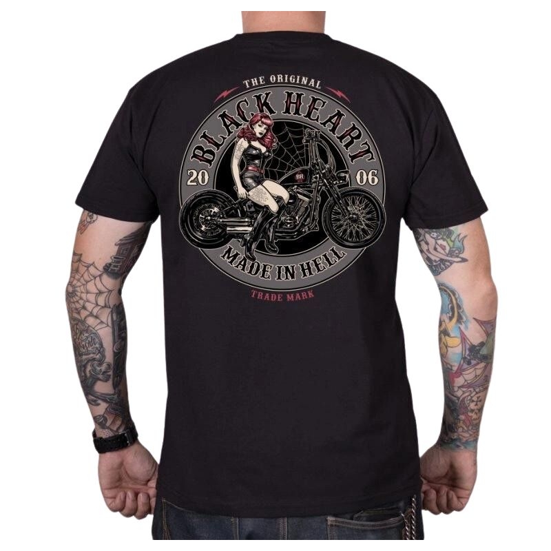T-shirt Black Heart Ember μαύρο