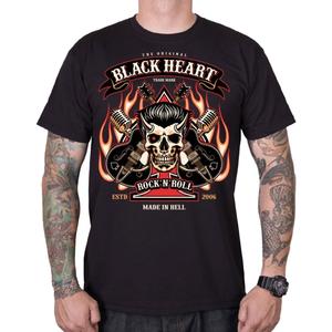 T-shirt Black Heart HillBilly Boy μαύρο