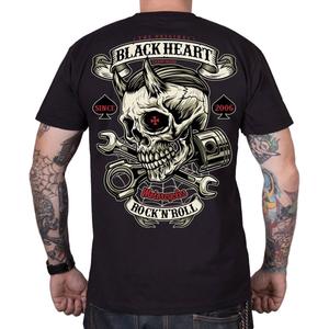 T-shirt Black Heart Liberty μαύρο