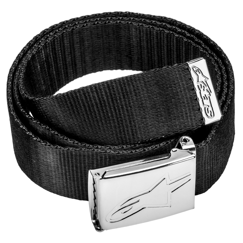 Alpinestars Ageless Web Belt μαύρο με αγκράφα χρωμίου