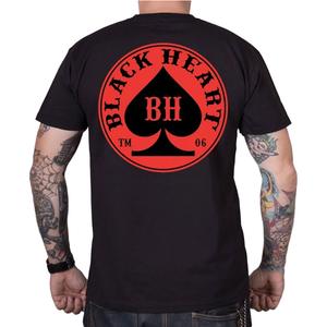 T-shirt Black Heart Ace μαύρο