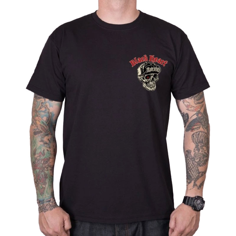T-shirt Black Heart Gravity μαύρο
