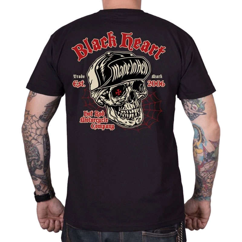 T-shirt Black Heart Gravity μαύρο
