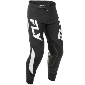 FLY Racing Evolution Motocross Παντελόνι μαύρο-λευκό-μωβ