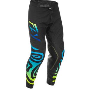 Παντελόνι Motocross FLY Racing Evolution μαύρο-μπλε-φλούο κίτρινο
