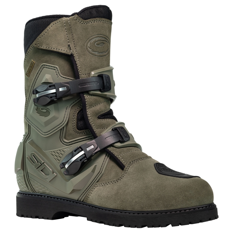 SiDi Adventure Gore-Tex 2 Mid χακί μπότες μοτοσικλέτας