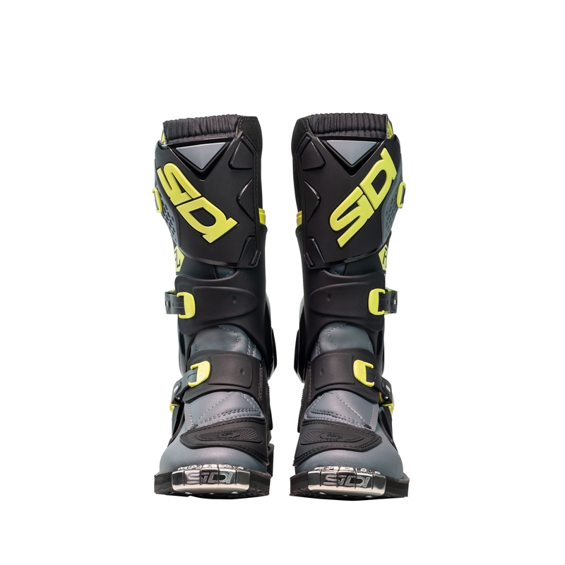 Παιδικά παπούτσια motocross SiDi Flame μαύρο-κίτρινο