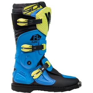 Παιδικά παπούτσια motocross SiDi Flame μπλε-κίτρινο-μαύρο