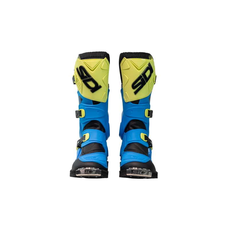 Παιδικά παπούτσια motocross SiDi Flame μπλε-κίτρινο-μαύρο