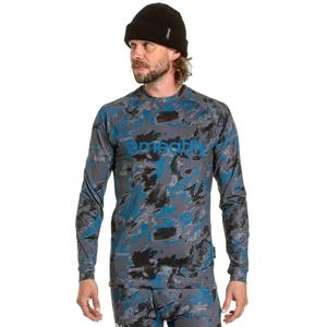 Ανδρικό θερμικό t-shirt Meatfly Avery μπλε-γκρι παραλλαγή