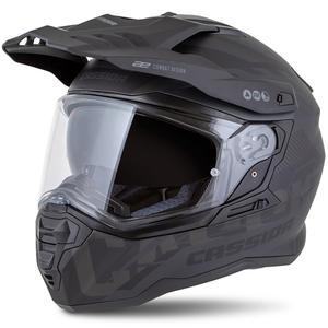 Enduro κράνος Cassida Road Runner TechniX ματ μαύρο-μαύρο-γκρι