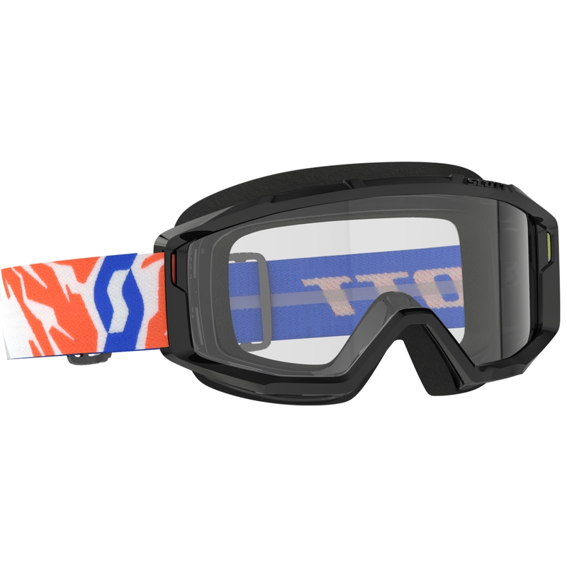Παιδικά γυαλιά motocross SCOTT Primal Youth μαύρο με διαφανές plexi προσφορά