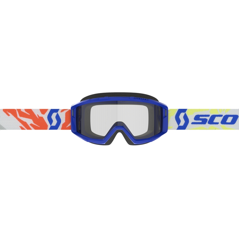 Παιδικά γυαλιά motocross SCOTT Primal Youth μπλε με διαφανές plexi