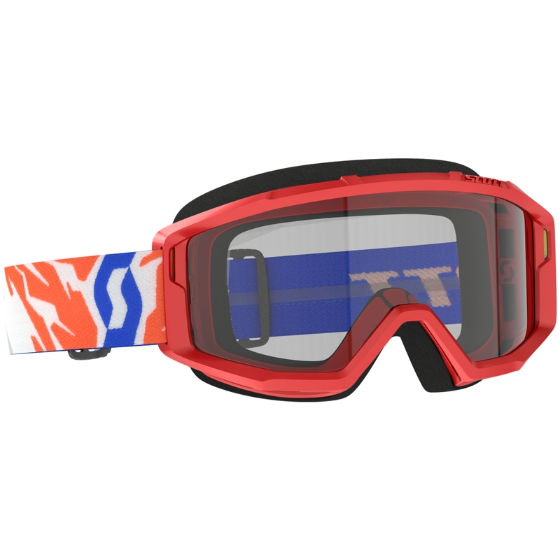 Παιδικά γυαλιά motocross SCOTT Primal Youth κόκκινο με διαφανή plexi προσφορά
