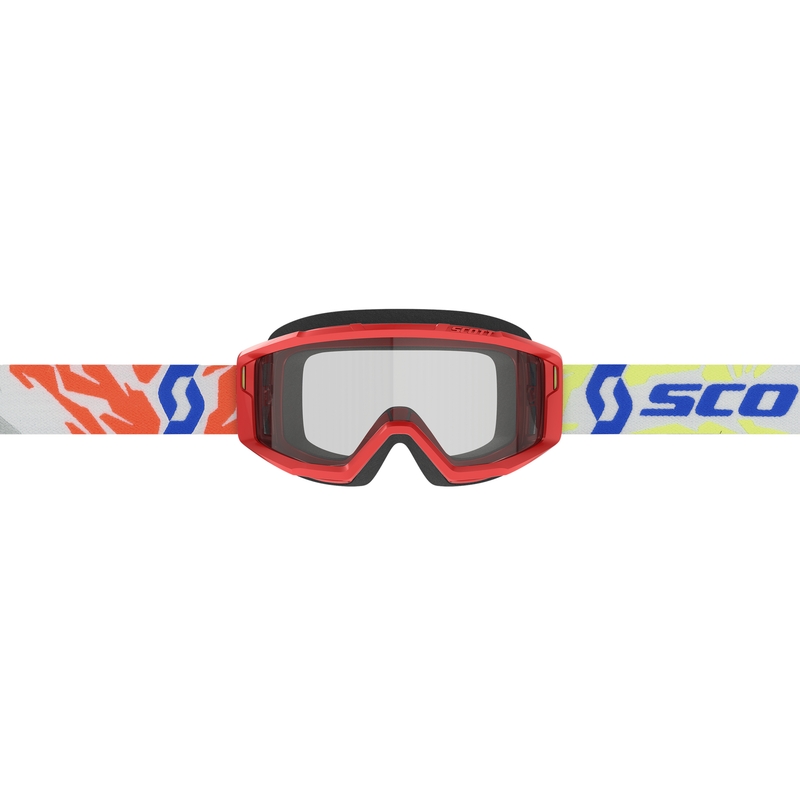 Παιδικά γυαλιά motocross SCOTT Primal Youth κόκκινο με διαφανή plexi προσφορά