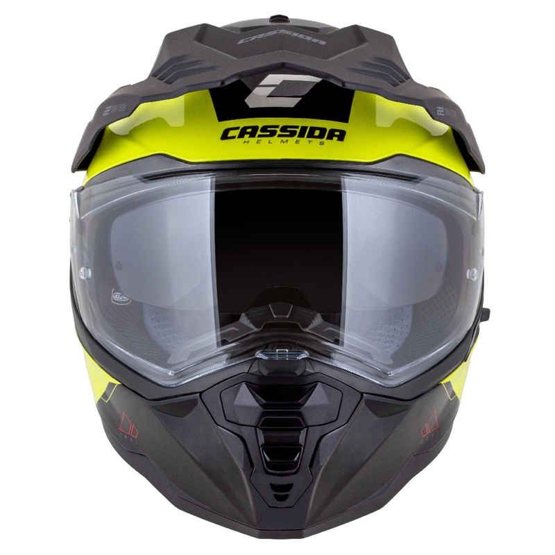 Enduro κράνος Cassida Road Runner Dual fluo κίτρινο-μαύρο