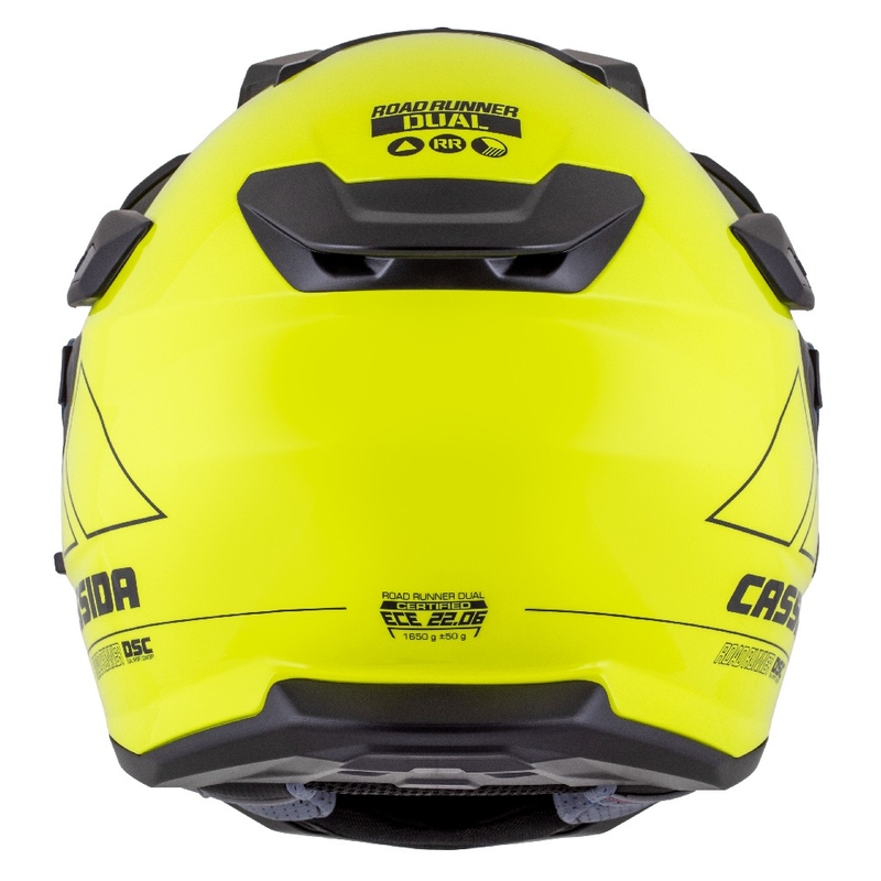 Enduro κράνος Cassida Road Runner Dual fluo κίτρινο-μαύρο