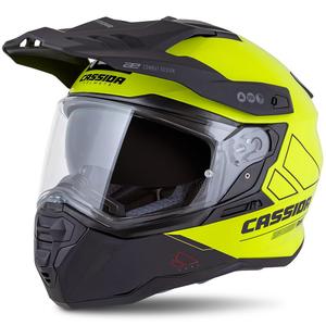 Enduro κράνος Cassida Road Runner Dual fluo κίτρινο-μαύρο