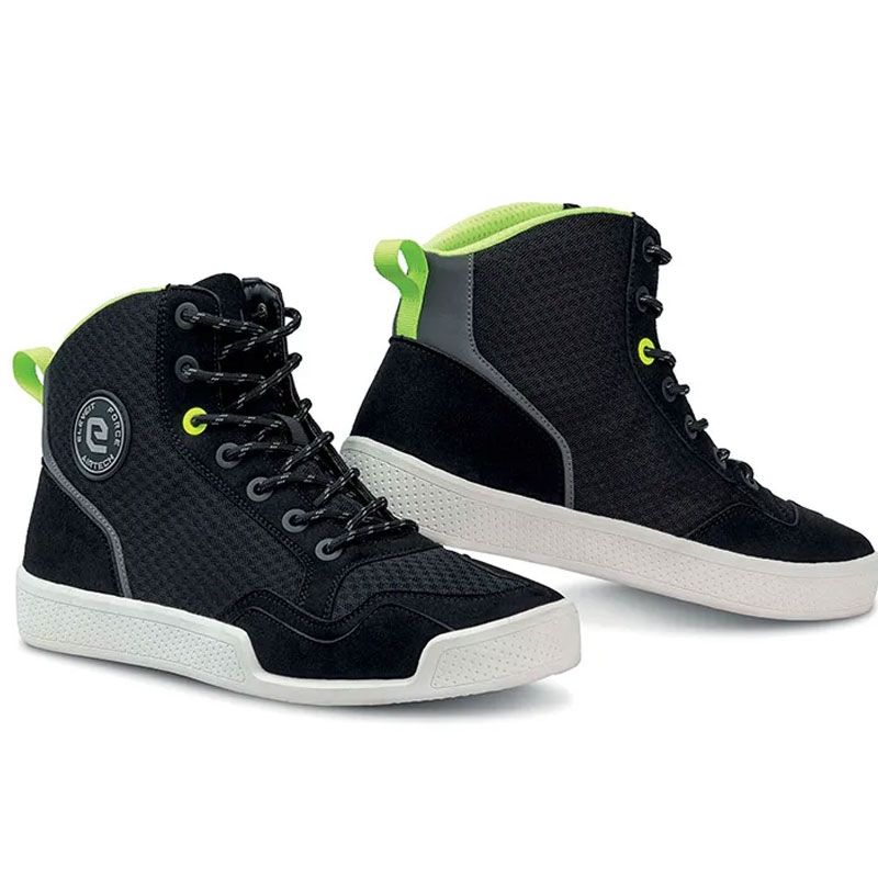 Eleveit Force Airtech Black-Fluo Yellow Μπότες μοτοσικλέτας