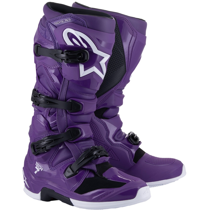 Alpinestars TECH 7 μπότες motocross μοβ