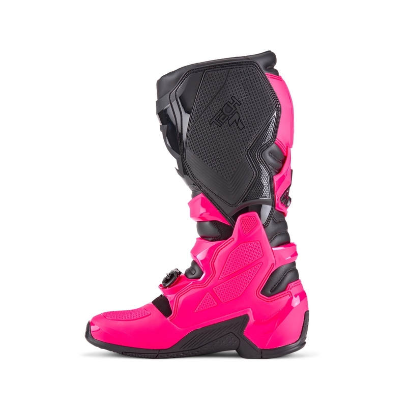 Alpinestars TECH 7 μπότες motocross ροζ και μαύρες