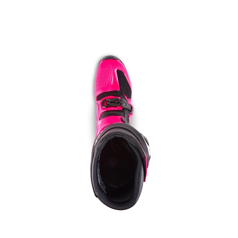 Alpinestars TECH 7 μπότες motocross ροζ και μαύρες