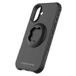 Προστατευτικό κάλυμμα Interphone QUIKLOX Tetraforce για Apple iPhone 16 Plus μαύρο