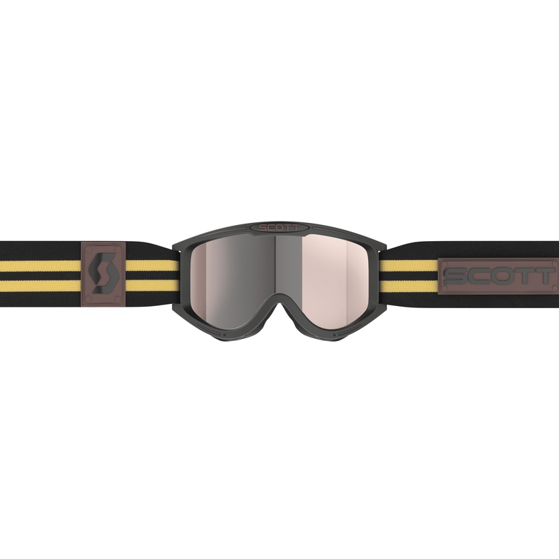 Γυαλιά Motocross SCOTT 89X Era μαύρο και μπεζ με ασημί plexi
