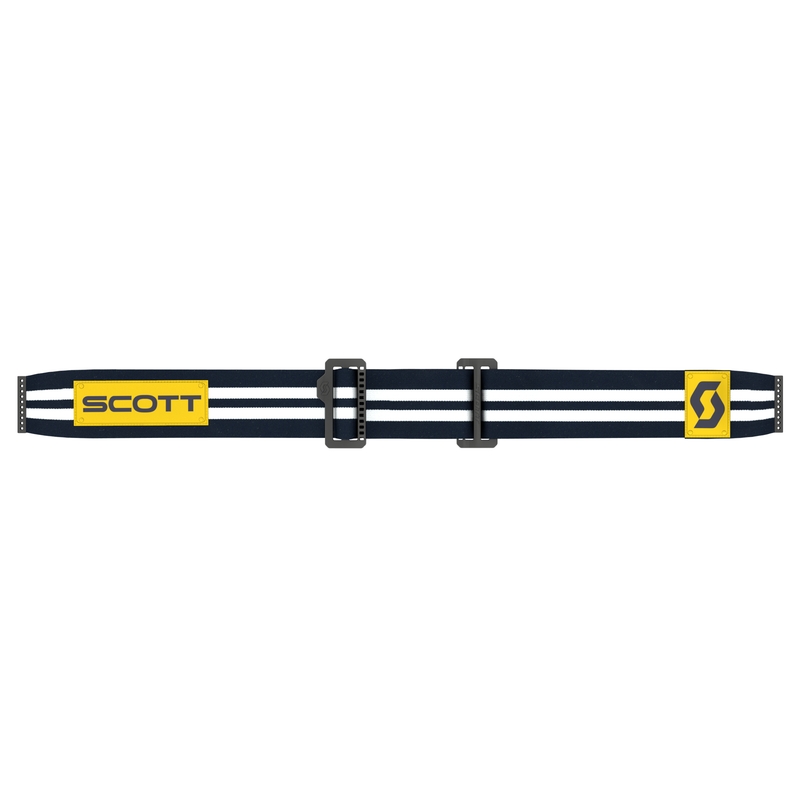 Γυαλιά Motocross SCOTT 89X Era μπλε και λευκό με κίτρινο χρώμιο plexi προσφορά