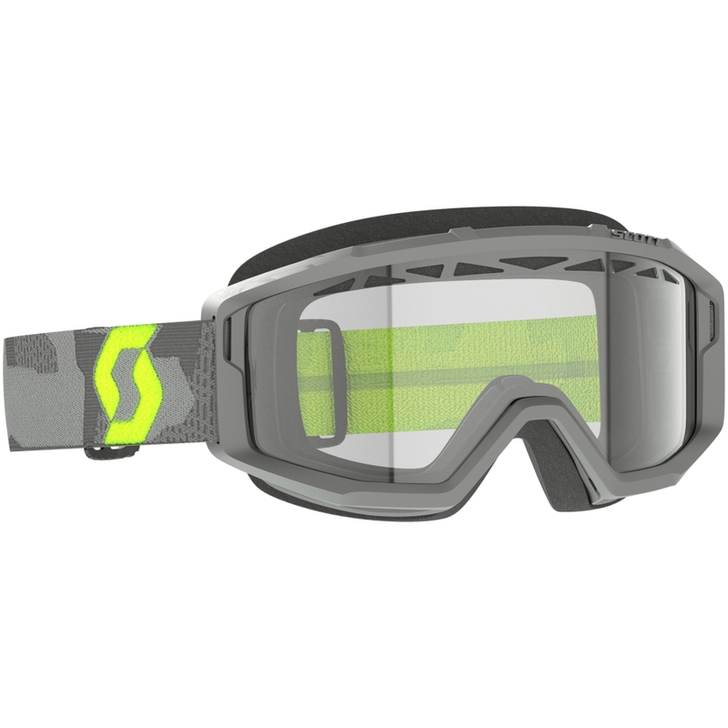 Γυαλιά Motocross SCOTT Primal Enduro γκρι-κίτρινο με διαφανές plexi