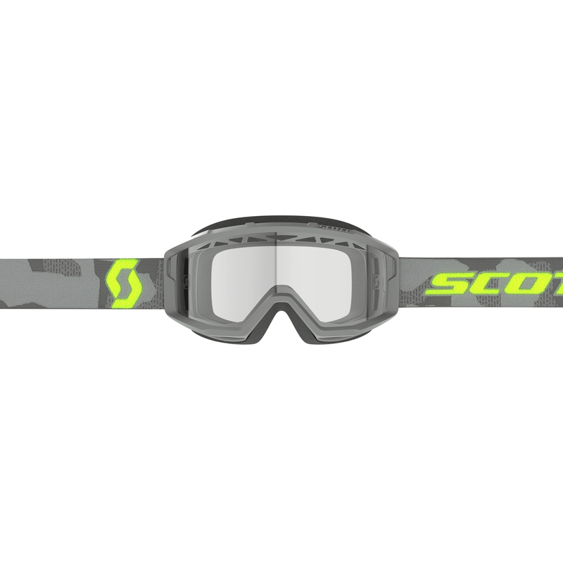 Γυαλιά Motocross SCOTT Primal Enduro γκρι-κίτρινο με διαφανές plexi